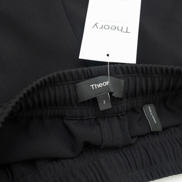 Theory -  Double knit Jersey Slouchy Jogger Pants - Picture 9 of 10